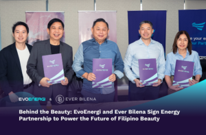 Pictured from left to right: Ever Bilena Business Development Officer Donway Sy, Ever Bilena COO Silliman Sy, Ever Bilena President Dioceldo Sy, EvoEnergi President Julian Lao, and EvoEnergi Lead Adviser Melinda Ocampo.